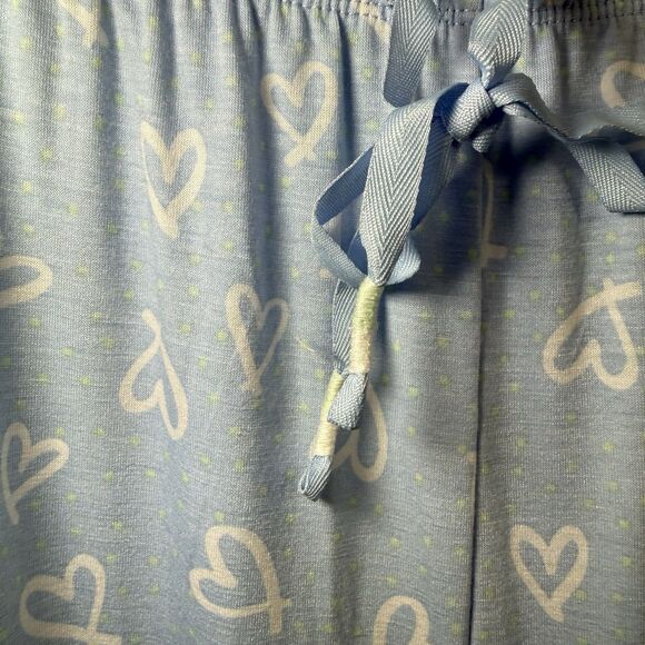 Cuddl Duds 2-Piece Classic Jersey Notch Collar Novelty Pajama Set Blue 3XL - Picture 10 of 16